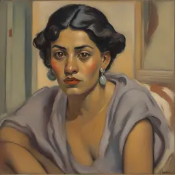 a character by Irma Stern