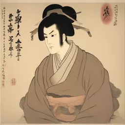 a character by Itō Jakuchū