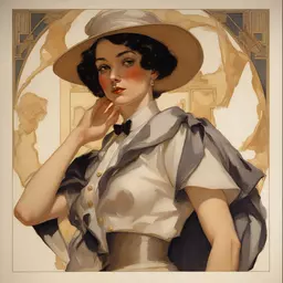 a character by J.C. Leyendecker