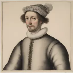 a character by Jacques Le Moyne