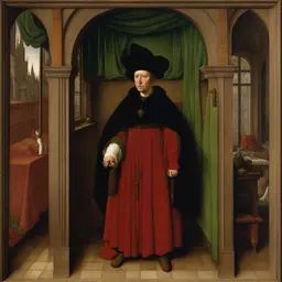 a character by Jan Van Eyck