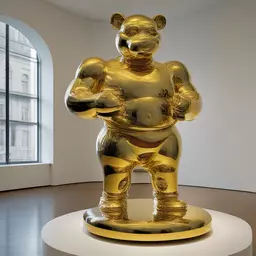 a character by Jeff Koons
