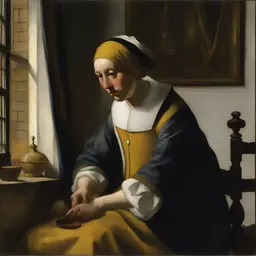 a character by Johannes Vermeer