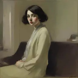 a character by John Lavery