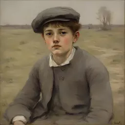 a character by Jules Bastien-Lepage