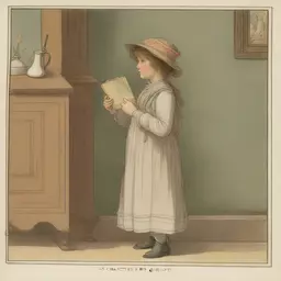 a character by Kate Greenaway