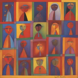 a character by Laurel Burch