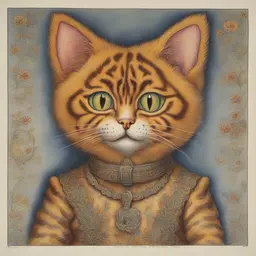 a character by Louis Wain