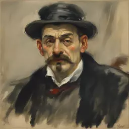 a character by Lovis Corinth