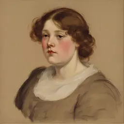 a character by Lucy Madox Brown