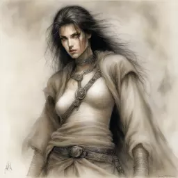 a character by Luis Royo