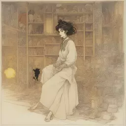 a character by M.W. Kaluta
