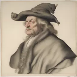 a character by Matthias Grünewald