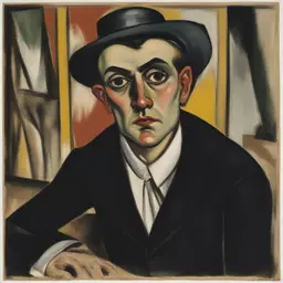 a character by Max Beckmann