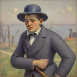 a character by Maximilien Luce
