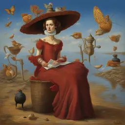 a character by Michael Cheval