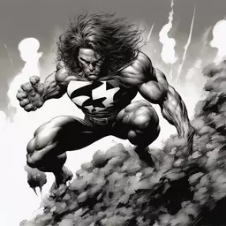 a character by Mike Deodato