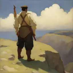 a character by NC Wyeth