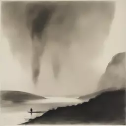 a character by Norman Ackroyd