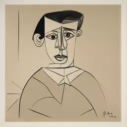 a character by Pablo Picasso