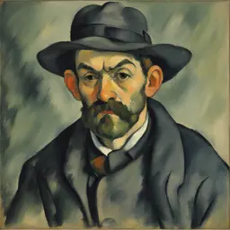 a character by Paul Cézanne