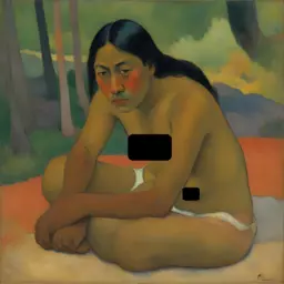 a character by Paul Gauguin
