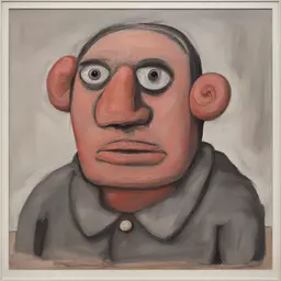 a character by Philip Guston