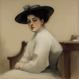 a character by Ramon Casas
