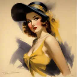 a character by Rolf Armstrong