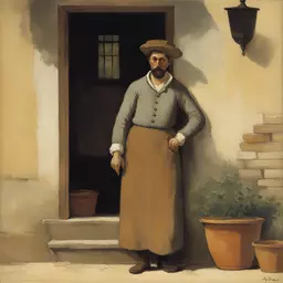 a character by Silvestro Lega