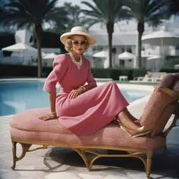 a character by Slim Aarons