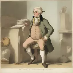 a character by Thomas Rowlandson
