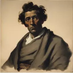 a character by Théodore Géricault