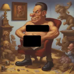a character by Todd Schorr