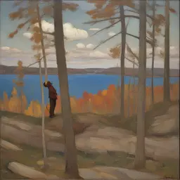 a character by Tom Thomson
