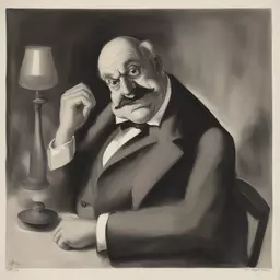 a character by William Gropper