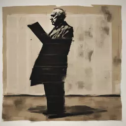 a character by William Kentridge