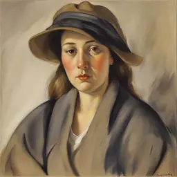 a character by Zinaida Serebriakova