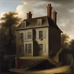 a house by Abraham Pether