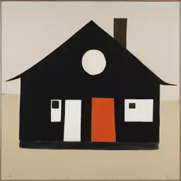 a house by Adolph Gottlieb
