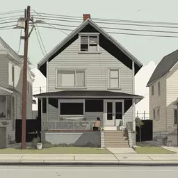 a house by Adrian Tomine