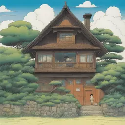a house by Akira Toriyama