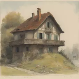 a house by Albert Robida