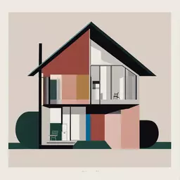 a house by Alberto Magnelli