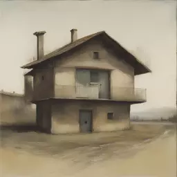 a house by Alberto Sughi