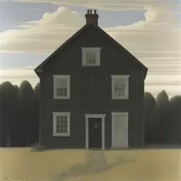 a house by Alex Colville
