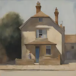 a house by Alex Russell Flint