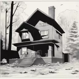 a house by Alex Toth