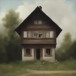 a house by Alexander Kanoldt