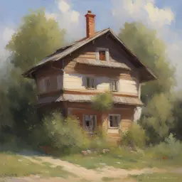 a house by Alexandr Averin
